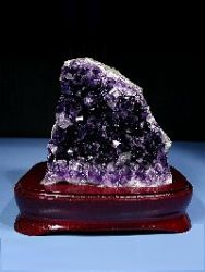 アメジスト紫水晶原石クラスター<br> ウルグアイ産 872g (128)