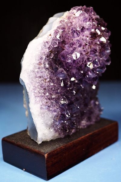 自然石 原石 アメジスト紫水晶 クラスター 642.5g 魔除け