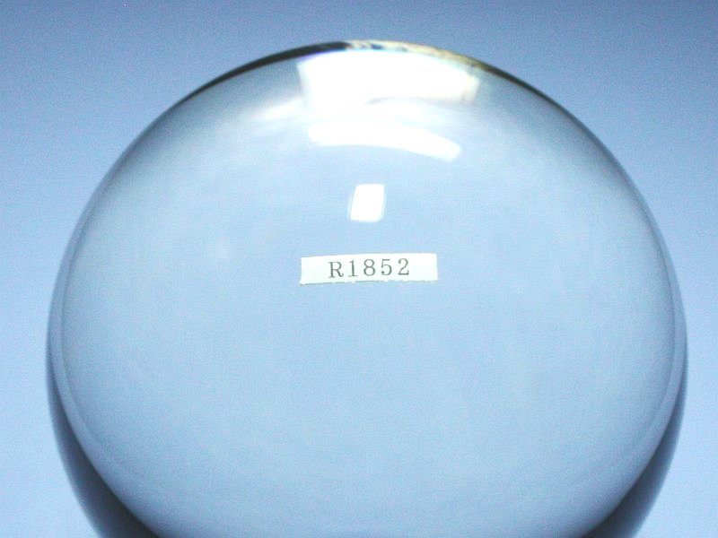 水晶玉・３Ａ最高級天然水晶玉 鑑別書付(R1852) 110.4mmL65付