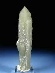 ヘデンベルガイトinクォーツ<br> 緑水晶・内モンゴル産<br> 13.2cm,166g (5)