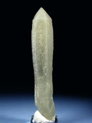 ヘデンベルガイトinクォーツ<br> 緑水晶・内モンゴル<br> 15.9cm,195g (12)