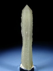 ヘデンベルガイトinクォーツ<br> 緑水晶・内モンゴル<br> 17.3cm,212g (17)