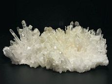 水晶クラスター上のバライト<br> 重晶石 953g (245)