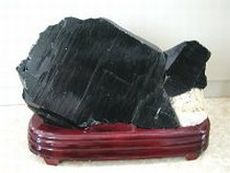 黒水晶モリオンクラスター<br> 双晶 24.2kg (259)
