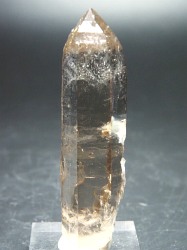 雷スモーキークォーツ<br>スイスアルプス水晶単結晶<br> 85mm 60g (37-31)