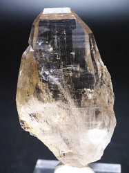 タビー型スモーキークォーツ<br>スイスアルプス水晶単結晶<br> 72mm 62g (37-91)