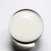 天然水晶丸玉2A+<br> 30.7mm (57)
