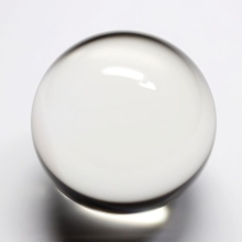 天然水晶丸玉2A+<br> 33.5mm (60)
