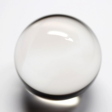 天然水晶丸玉2A+<br> 33.9mm (61)