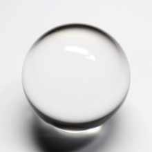 天然水晶丸玉A+<br> 31.6mm (71)