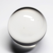 天然水晶丸玉A<br> 32.7mm (76)