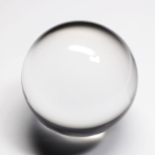 天然水晶丸玉A+<br> 32.9mm (77)