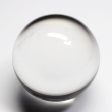 天然水晶丸玉A<br> 33.7mm (78)