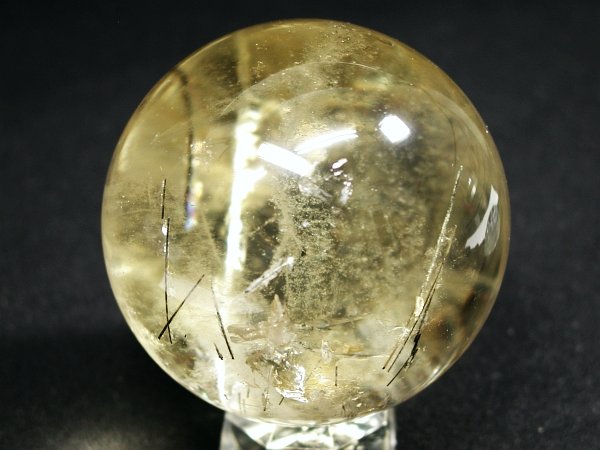 天然シトリン丸玉 黄水晶 75.5mm 600g (73)