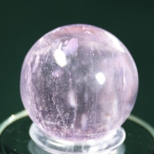 クンツァイト丸玉<br> 18.4mm (21)