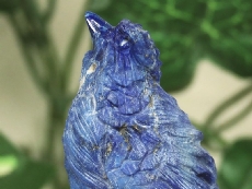 天然石彫刻品<br>ラピスラズリ・瑠璃鳥<br> 76mm 104g (27)
