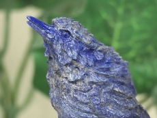 天然石彫刻品<br>ラピスラズリ・瑠璃鳥<br> 86mm 100g (33)