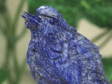 天然石彫刻品<br>ラピスラズリ・瑠璃鳥<br> 73mm 115g (38)