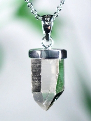 スイスアルプス水晶<br>原石ペンダント (64-16)