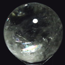 地鎮祭用天然水晶丸玉<br> 46.4mm (383)
