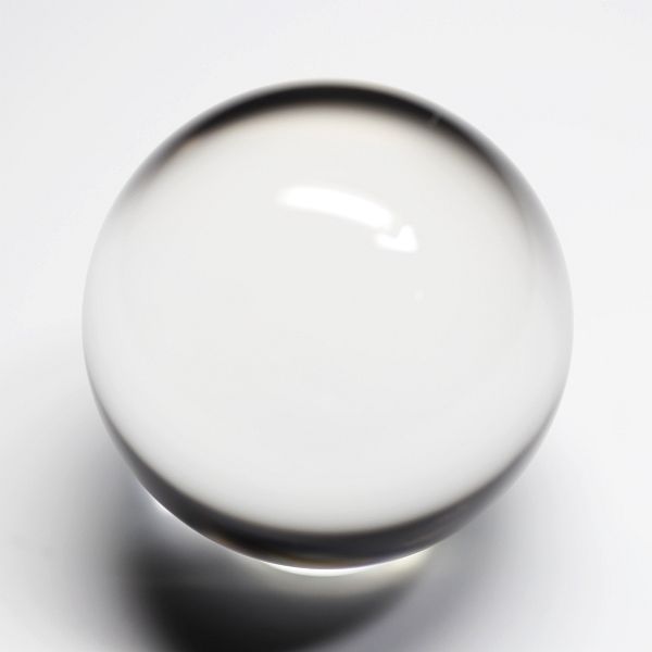 エアリースパイラル水晶 天然水晶玉 左水晶 30.8mm (1043)