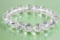 スティブナイトインクォーツ<br>ブレスレットA+<br> 12mm 内寸17.2cm (13)
