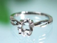 ハーキマーダイヤモンド<br> 8.5号 リング指輪 1.5ct (2)