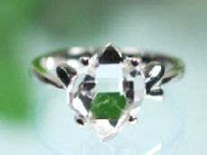 ハーキマーダイヤモンド<br> 12.5号 リング指輪 3.85ct (8)