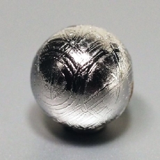ギベオン隕石ビーズ<br>3A 12.8mm (111)
