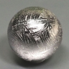 ギベオン隕石ビーズ<br>3A 14.9mm (130)