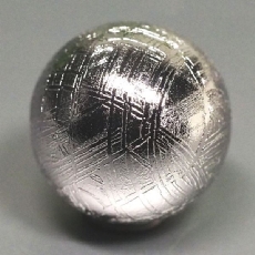 ギベオン隕石ビーズ<br>3A 14.9mm (132)