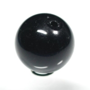 天然チベット黒水晶モリオン<br> ビーズ 14.3mm (13)