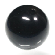 天然チベット黒水晶モリオン<br> ビーズ 17.1mm (32)
