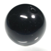 天然チベット黒水晶モリオン<br> ビーズ 17.4mm (37)
