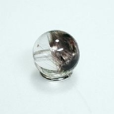 プラチナルチル天然石ビーズ<br> 8.3mm 一粒販売 (53)