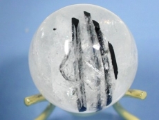 トルマリン入り水晶丸玉<br> 31.3mm(2)