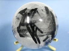トルマリン入り水晶丸玉<br> 37.5mm(6)