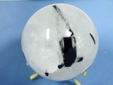 トルマリン入り水晶丸玉<br> 42mm(13)