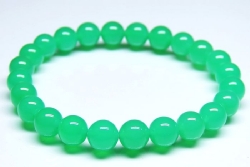 クリソプレーズブレスレット 宝石質<br> 8mm 内寸16.5cm (6)