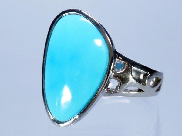 �^�[�R�C�Y�E�g���R�΃����O�w��15�� 5.55ct(3)