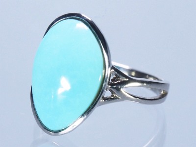 <font size=3>ターコイズ・トルコ石<br>リング指輪13号 4.6ct(4)</font>