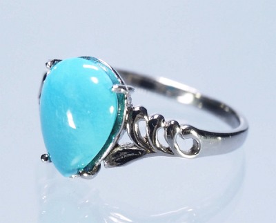 <font size=3>スリーピングビューティターコイズ・<br>トルコ石リング指輪14.5号 2.6ct(5)</font>