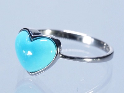 <font size=3>ターコイズ・トルコ石<br>リング指輪11.5号 1.85ct(6)</font>